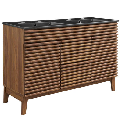 Product Image: EEI-5381-WAL-BLK Bathroom/Vanities/Double Vanity Cabinets with Tops