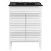 EEI-5350-WHI-BLK Bathroom/Vanities/Single Vanity Cabinets with Tops