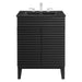EEI-5350-BLK-BLK Bathroom/Vanities/Single Vanity Cabinets with Tops