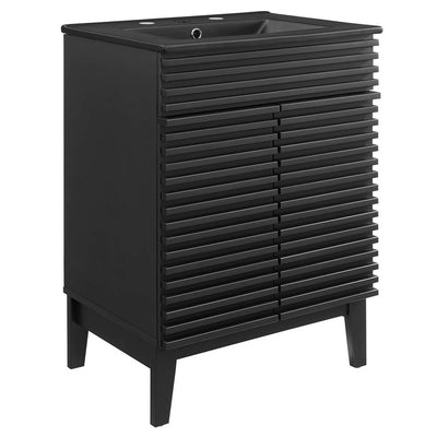 Product Image: EEI-5350-BLK-BLK Bathroom/Vanities/Single Vanity Cabinets with Tops