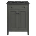 EEI-5354-GRY-BLK Bathroom/Vanities/Single Vanity Cabinets with Tops