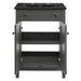 EEI-5354-GRY-BLK Bathroom/Vanities/Single Vanity Cabinets with Tops