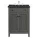 EEI-5354-GRY-BLK Bathroom/Vanities/Single Vanity Cabinets with Tops