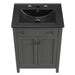 EEI-5354-GRY-BLK Bathroom/Vanities/Single Vanity Cabinets with Tops