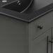 EEI-5354-GRY-BLK Bathroom/Vanities/Single Vanity Cabinets with Tops