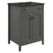 EEI-5354-GRY-BLK Bathroom/Vanities/Single Vanity Cabinets with Tops