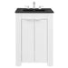 EEI-5366-WHI-BLK Bathroom/Vanities/Single Vanity Cabinets with Tops
