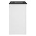 EEI-5366-WHI-BLK Bathroom/Vanities/Single Vanity Cabinets with Tops