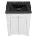 EEI-5366-WHI-BLK Bathroom/Vanities/Single Vanity Cabinets with Tops
