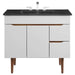 EEI-5392-GRY-BLK Bathroom/Vanities/Single Vanity Cabinets with Tops