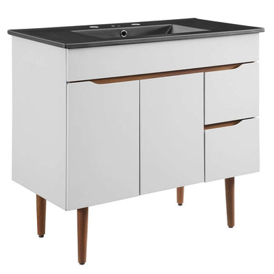 Product Image: EEI-5392-GRY-BLK Bathroom/Vanities/Single Vanity Cabinets with Tops