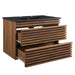 EEI-5417-WAL-BLK Bathroom/Vanities/Single Vanity Cabinets with Tops