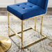 EEI-3853-GLD-NAV Decor/Furniture & Rugs/Counter Bar & Table Stools