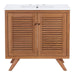 EEI-5113-NAT-WHI Bathroom/Vanities/Single Vanity Cabinets with Tops