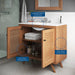 EEI-5113-NAT-WHI Bathroom/Vanities/Single Vanity Cabinets with Tops