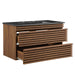 EEI-5395-WAL-BLK Bathroom/Vanities/Single Vanity Cabinets with Tops