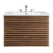 EEI-5421-WAL-WHI Bathroom/Vanities/Single Vanity Cabinets with Tops