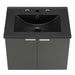 EEI-5370-GRY-BLK Bathroom/Vanities/Single Vanity Cabinets with Tops