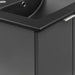 EEI-5370-GRY-BLK Bathroom/Vanities/Single Vanity Cabinets with Tops