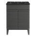 EEI-5350-GRY-BLK Bathroom/Vanities/Single Vanity Cabinets with Tops