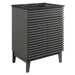 EEI-5350-GRY-BLK Bathroom/Vanities/Single Vanity Cabinets with Tops