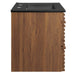 EEI-5364-WAL-BLK Bathroom/Vanities/Single Vanity Cabinets with Tops