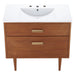 EEI-5109-NAT-WHI Bathroom/Vanities/Single Vanity Cabinets with Tops