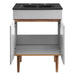 EEI-5357-GRY-BLK Bathroom/Vanities/Single Vanity Cabinets with Tops