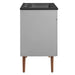 EEI-5357-GRY-BLK Bathroom/Vanities/Single Vanity Cabinets with Tops