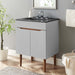 EEI-5357-GRY-BLK Bathroom/Vanities/Single Vanity Cabinets with Tops