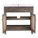EEI-5111-GRY-WHI Bathroom/Vanities/Single Vanity Cabinets with Tops