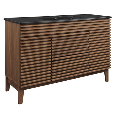 Product Image: EEI-5398-WAL-BLK Bathroom/Vanities/Single Vanity Cabinets with Tops