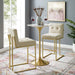 EEI-4157-GLD-BEI Decor/Furniture & Rugs/Counter Bar & Table Stools