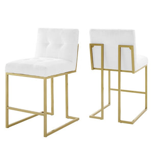 EEI-5571-GLD-WHI Decor/Furniture & Rugs/Counter Bar & Table Stools