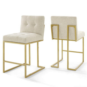 EEI-4154-GLD-BEI Decor/Furniture & Rugs/Counter Bar & Table Stools