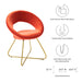 EEI-4681-GLD-ORA Decor/Furniture & Rugs/Chairs
