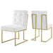 EEI-4151-GLD-WHI Decor/Furniture & Rugs/Chairs