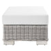 EEI-4839-LGR-WHI Outdoor/Patio Furniture/Outdoor Ottomans