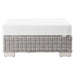 EEI-4839-LGR-WHI Outdoor/Patio Furniture/Outdoor Ottomans