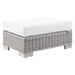 EEI-4839-LGR-WHI Outdoor/Patio Furniture/Outdoor Ottomans