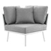 EEI-5567-WHI-GRY Outdoor/Patio Furniture/Outdoor Chairs