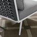 EEI-5567-WHI-GRY Outdoor/Patio Furniture/Outdoor Chairs