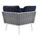 EEI-5567-WHI-NAV Outdoor/Patio Furniture/Outdoor Chairs