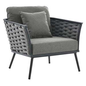 EEI-3054-GRY-CHA Outdoor/Patio Furniture/Outdoor Chairs