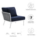 EEI-5565-WHI-NAV Outdoor/Patio Furniture/Outdoor Chairs