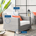 EEI-4840-LGR-WHI Outdoor/Patio Furniture/Outdoor Chairs