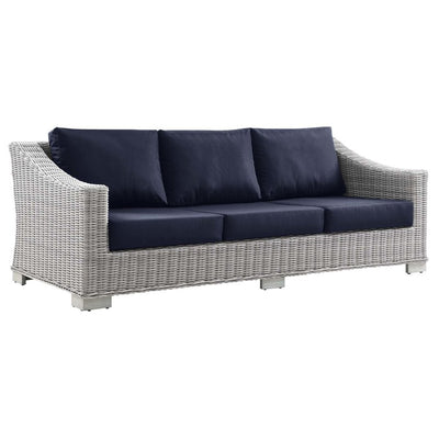 Product Image: EEI-4842-LGR-NAV Outdoor/Patio Furniture/Outdoor Sofas