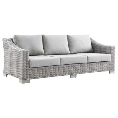 Product Image: EEI-4842-LGR-GRY Outdoor/Patio Furniture/Outdoor Sofas