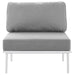 EEI-5568-WHI-GRY Outdoor/Patio Furniture/Outdoor Chairs