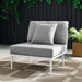 EEI-5568-WHI-GRY Outdoor/Patio Furniture/Outdoor Chairs
